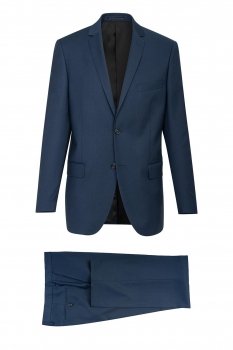 Costum regular mario albastru uni