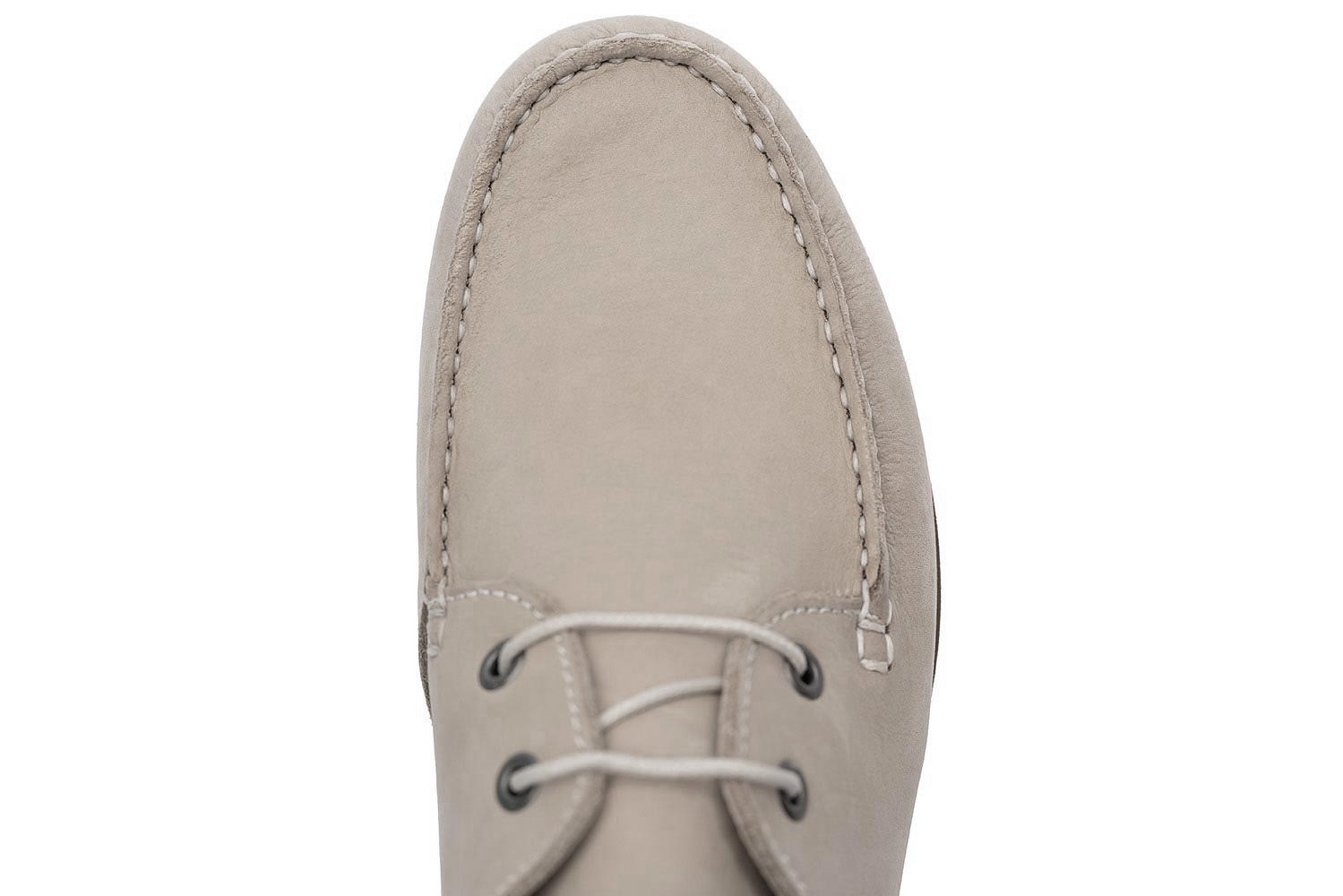 Grey nubuck leather shoes 3