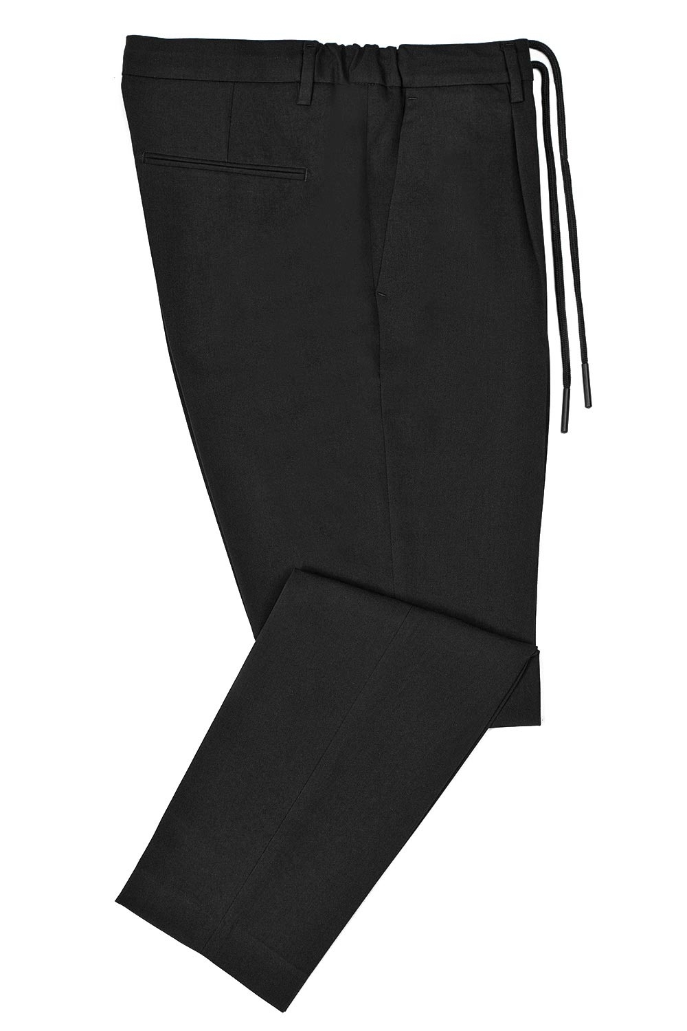 Pantaloni slim negri uni 0