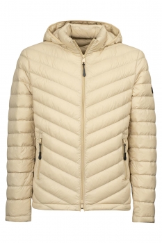 Beige plain jacket