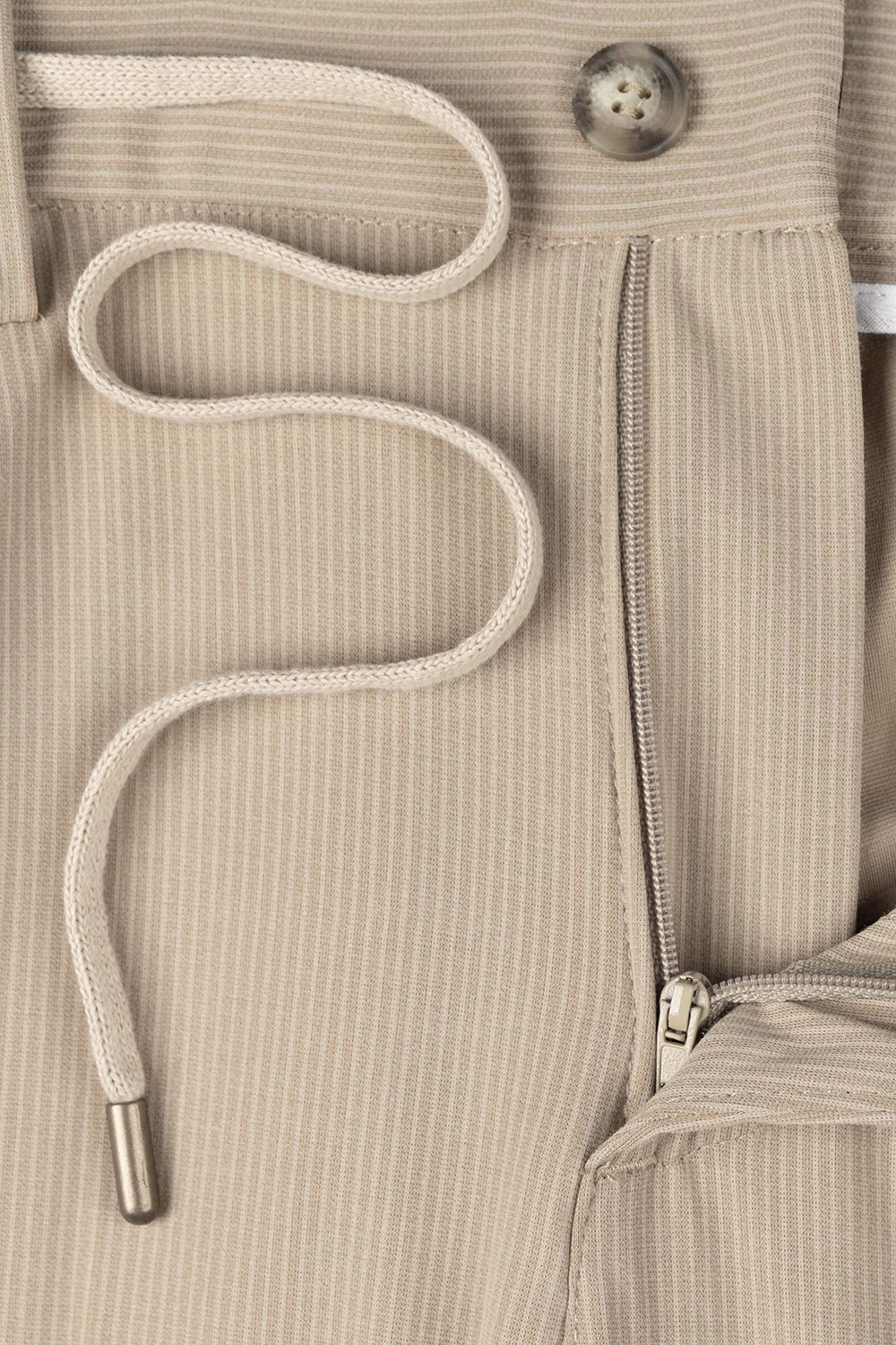 Pantaloni regular bej uni 2