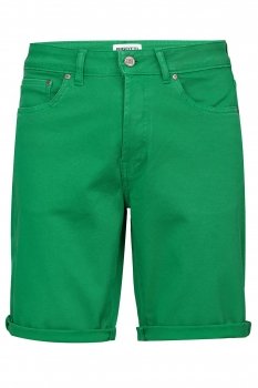 Pantaloni scurti slim verzi uni