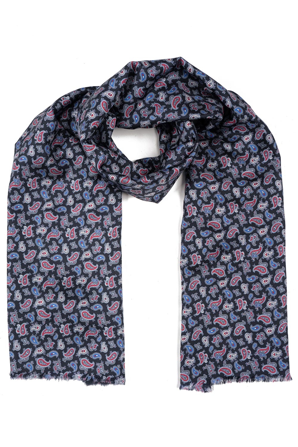 Esarfa bleumarin print floral 0