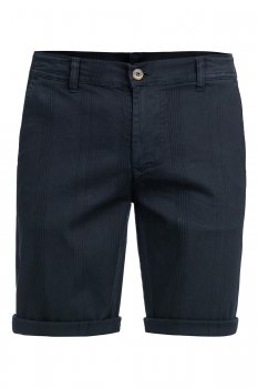 Pantaloni scurti slim bleumarin uni