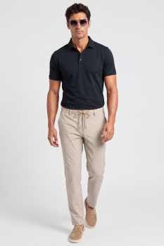 Pantaloni slim bej uni