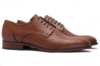 Pantofi maro piele naturala