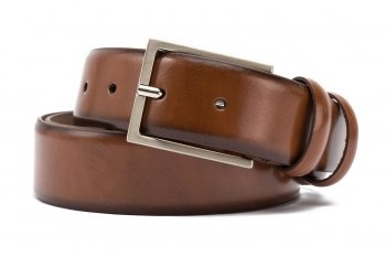 Belt brown genuine leather