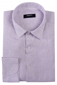 Camasa din in shaped lila uni