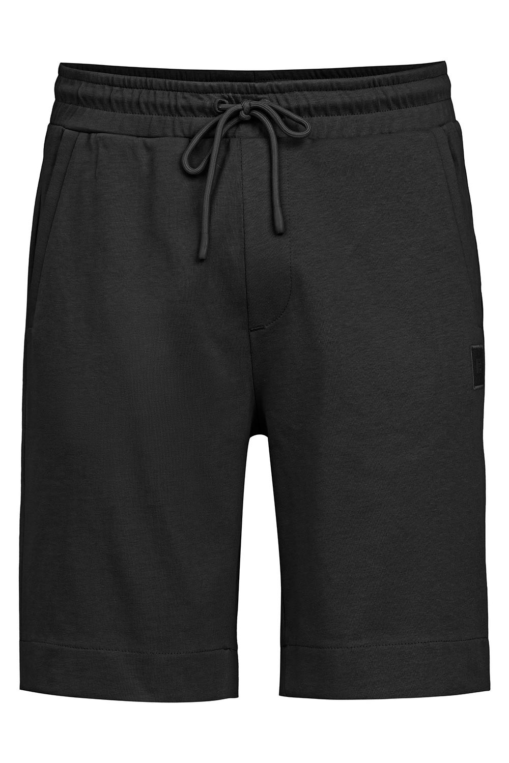Pantaloni scurti slim negri uni 1