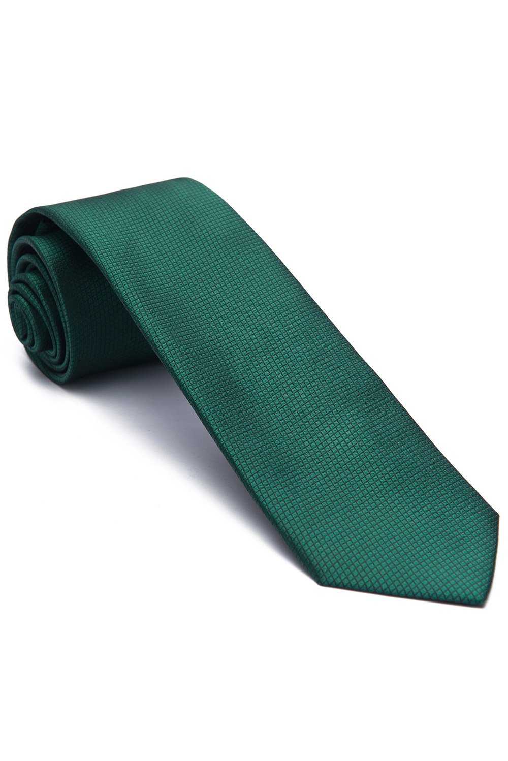 Cravata verde uni 0