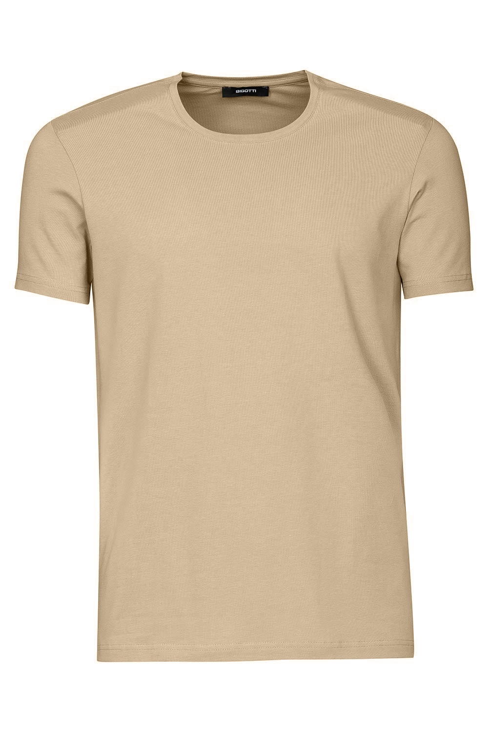 Beige plain t-shirt 0