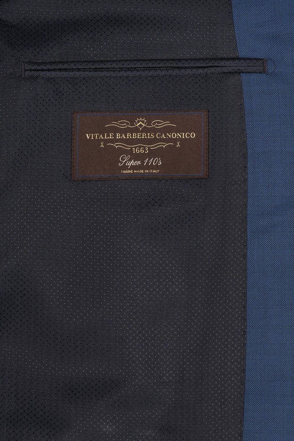 Slim body blue plain suit 1