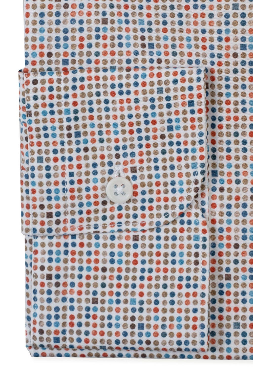 Camasa shaped alba print geometric 2