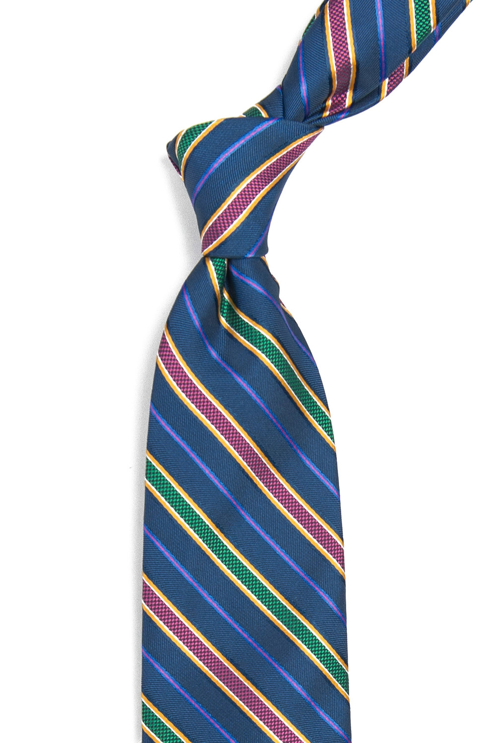 Cravata bleumarin cu dungi 1