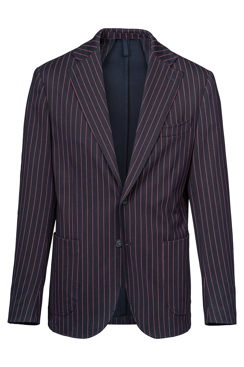 Slim body navy stripe blazer 0