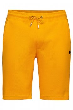 Pantaloni scurti slim galbeni uni