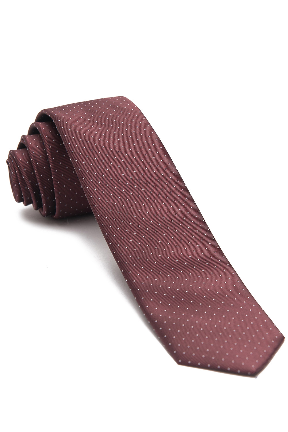 Cravata grena print geometric 0
