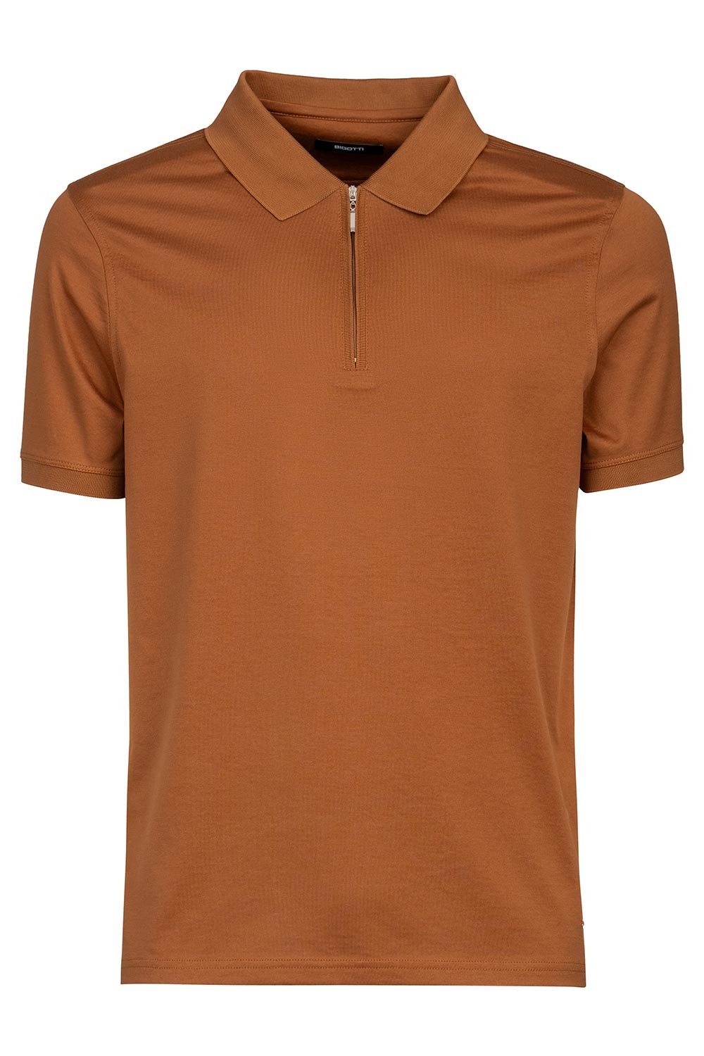 Tricou polo slim maro uni 0