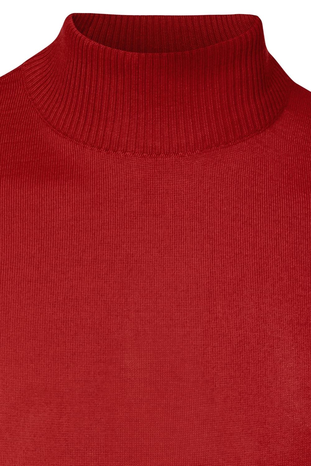 Slim body red sweater 1