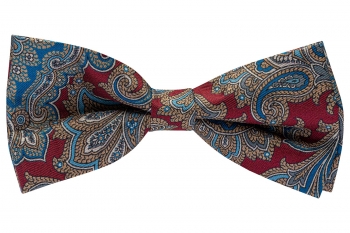 Papion rosu print geometric