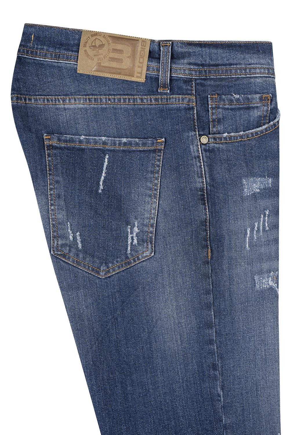 Blugi slim albastri 1