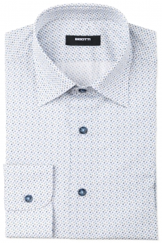 Camasa shaped alba print geometric