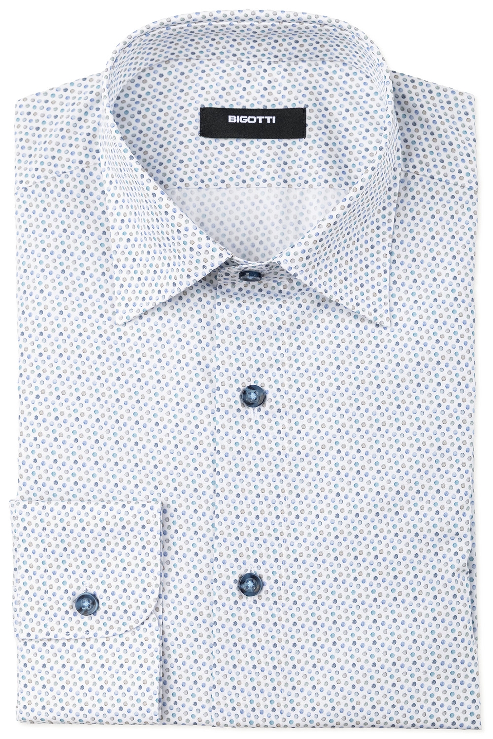Camasa shaped alba print geometric 0