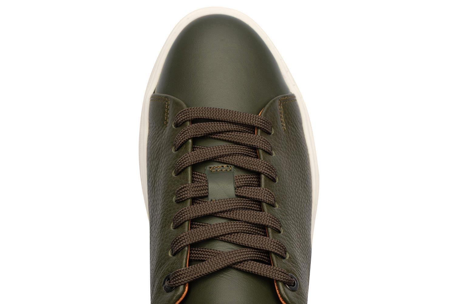 Green genuine leather shoes 3