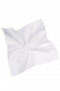 White pocket square