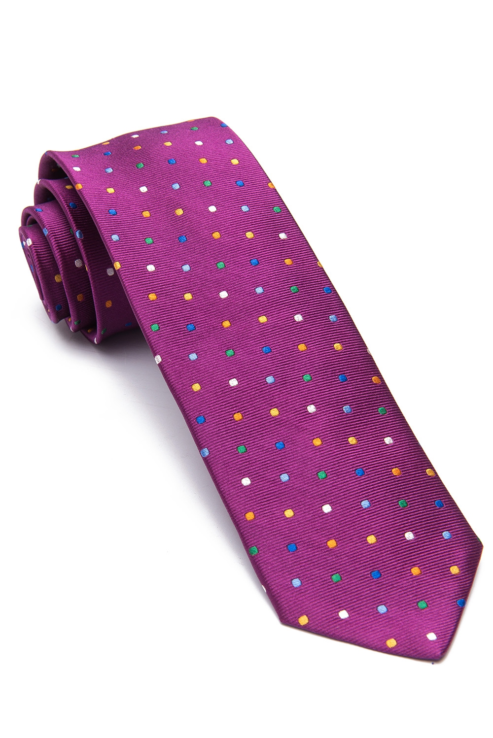 Pink geometric tie 0