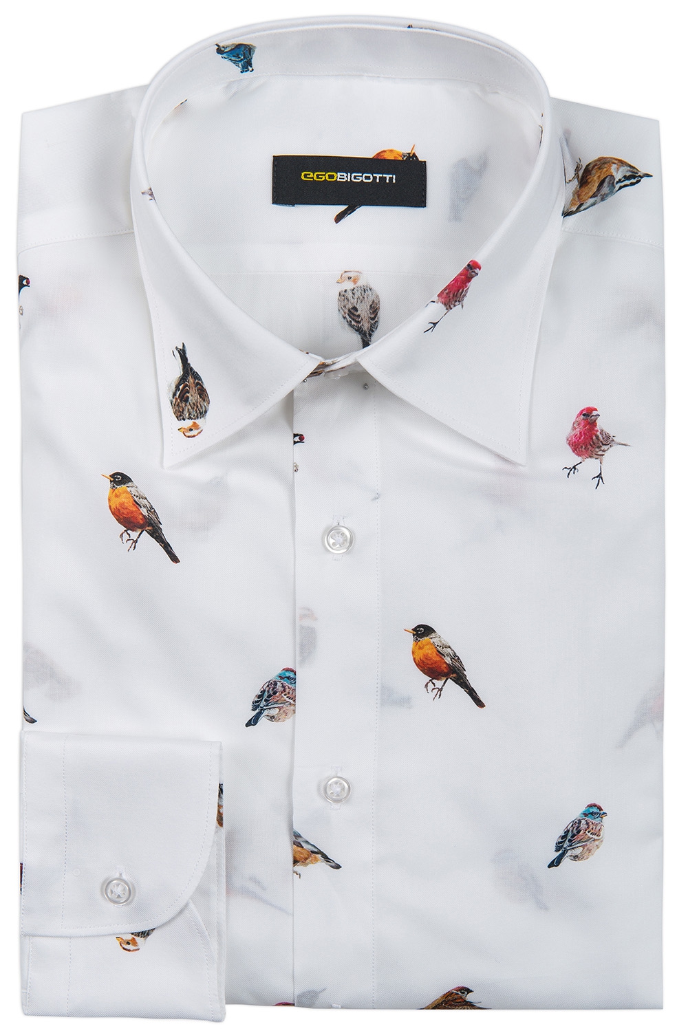 Slim white pasari shirt 0