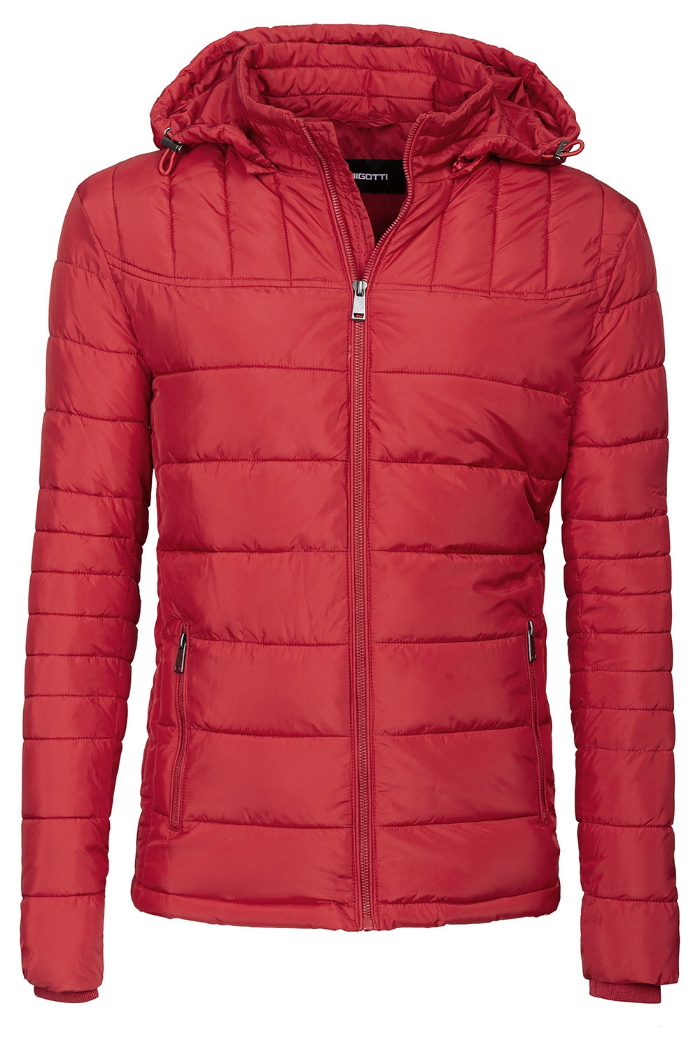 Red plain jacket 1