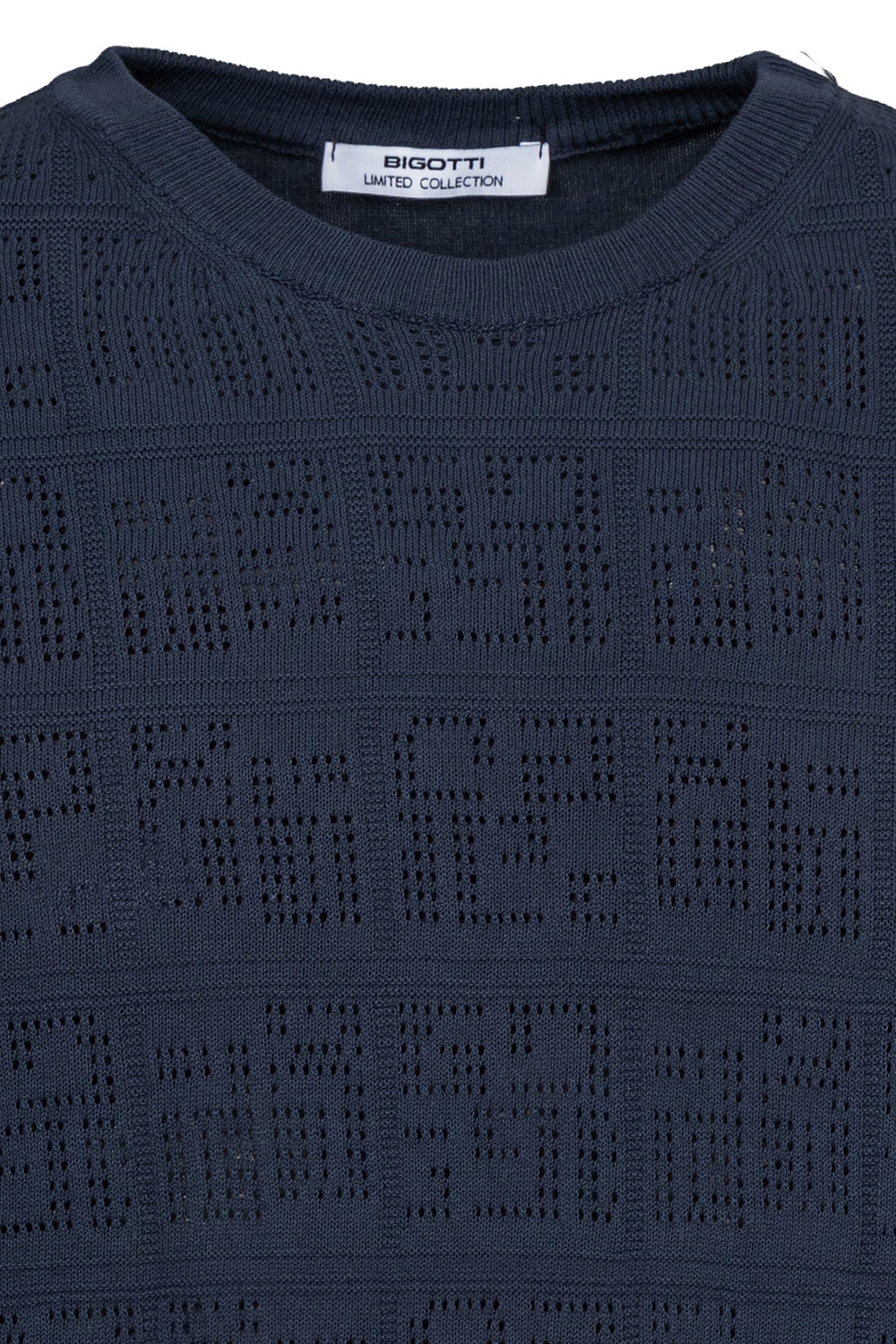 Tricou slim bleumarin uni 2