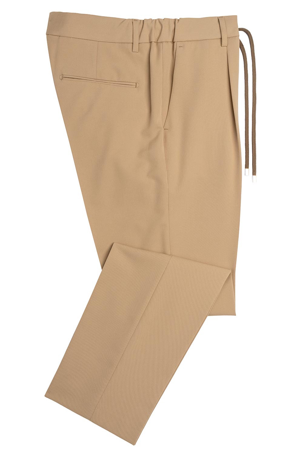 Pantaloni slim bej uni 1