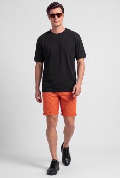 Pantaloni scurti slim oranj uni