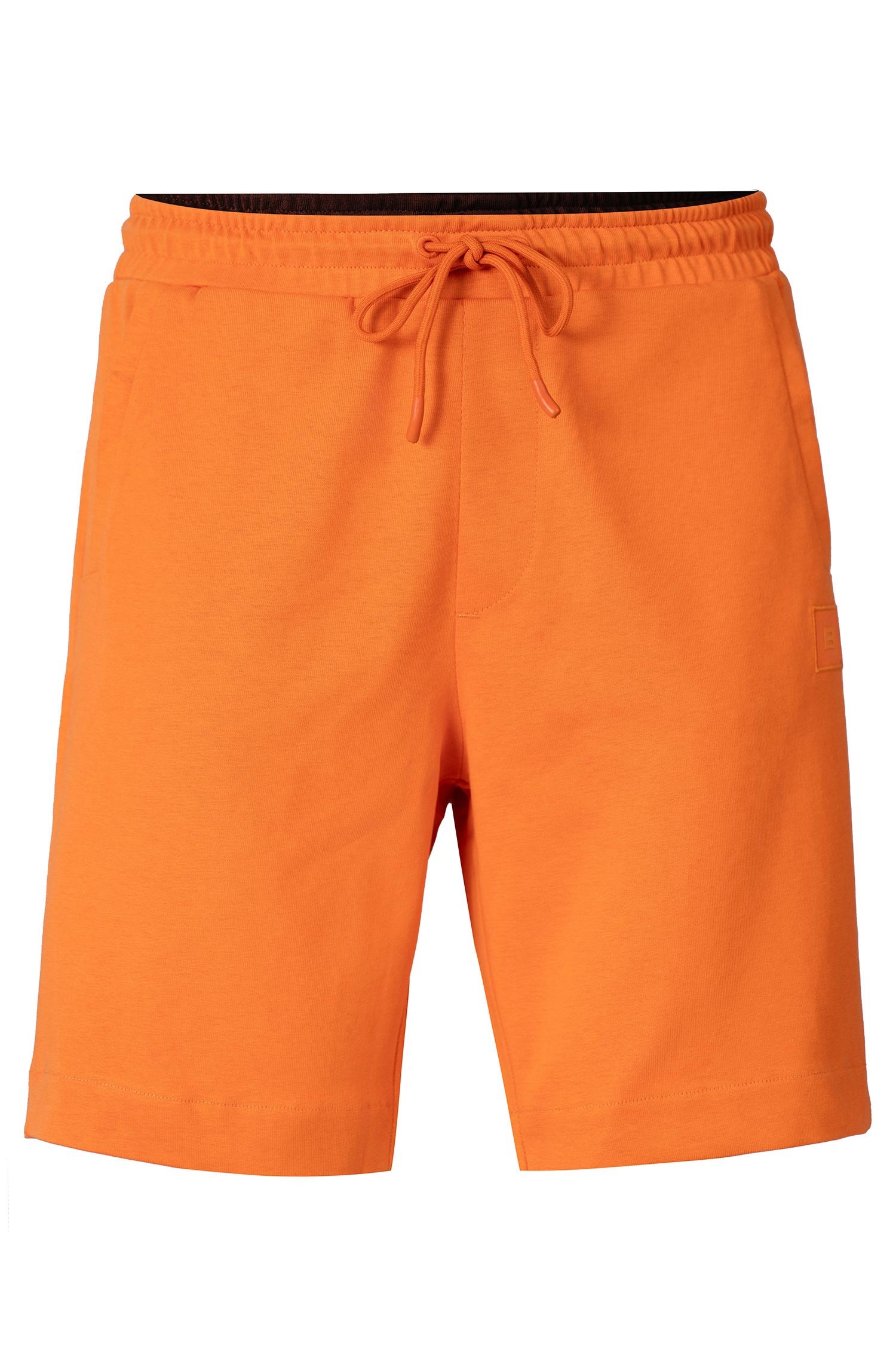 Slim body orange plain trousers 0