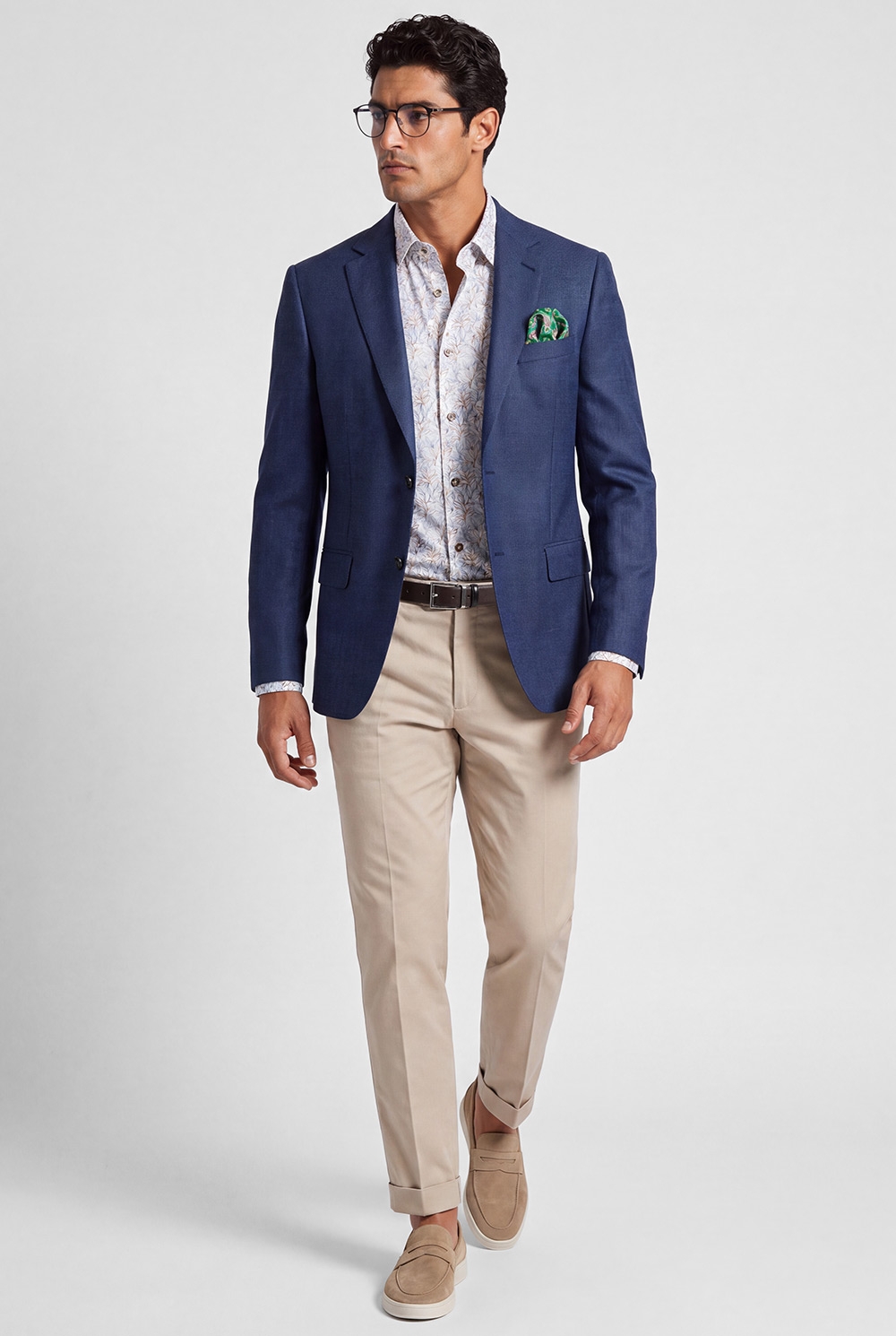 Pantaloni slim bej uni 0
