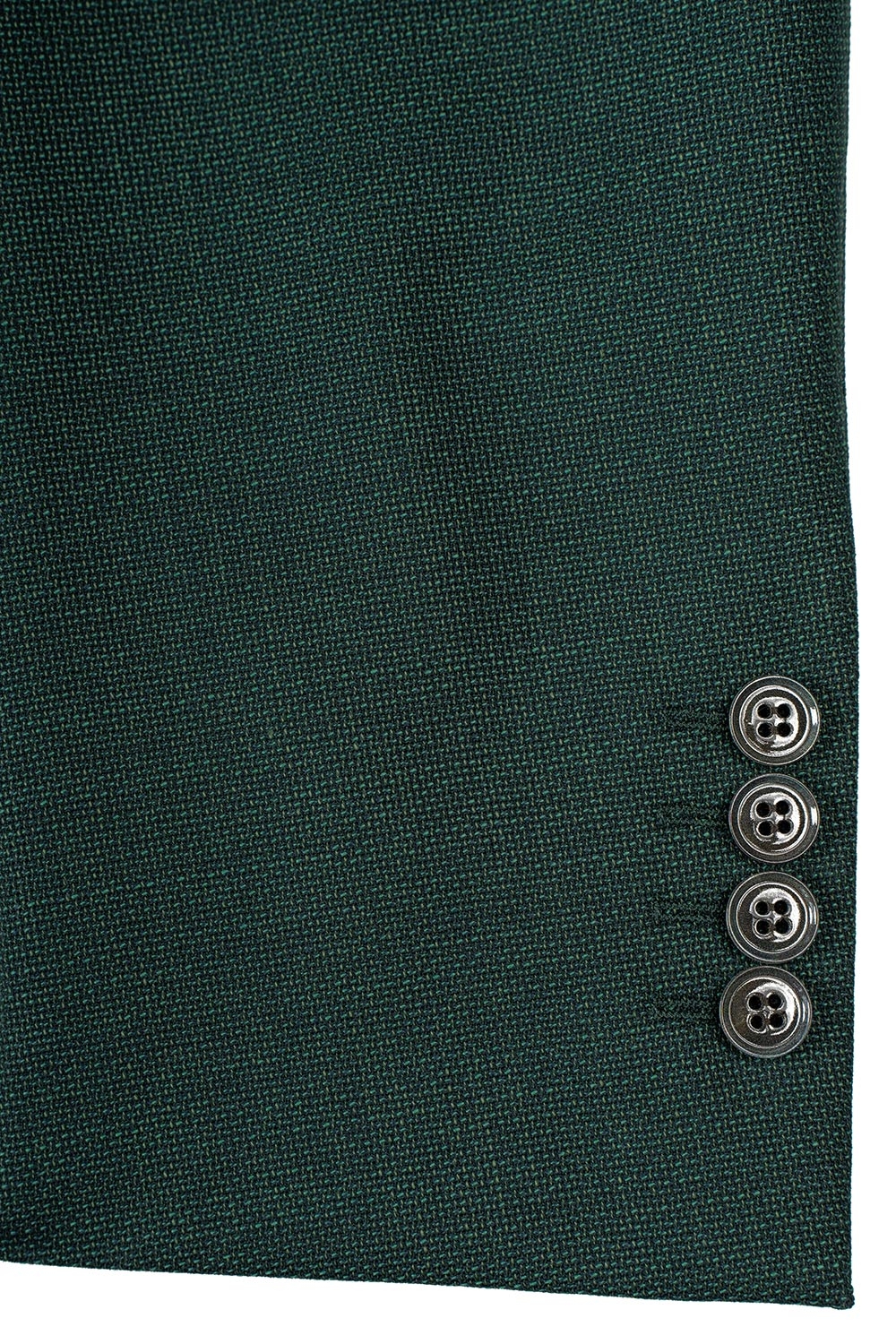 Slim body green plain blazer 2