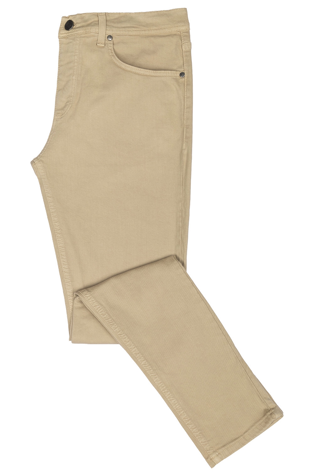 Pantaloni slim bej uni 1
