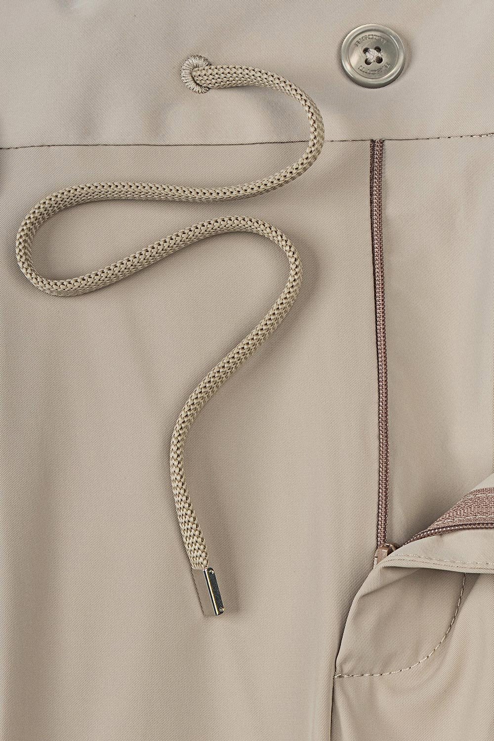 Pantaloni slim bej uni 2