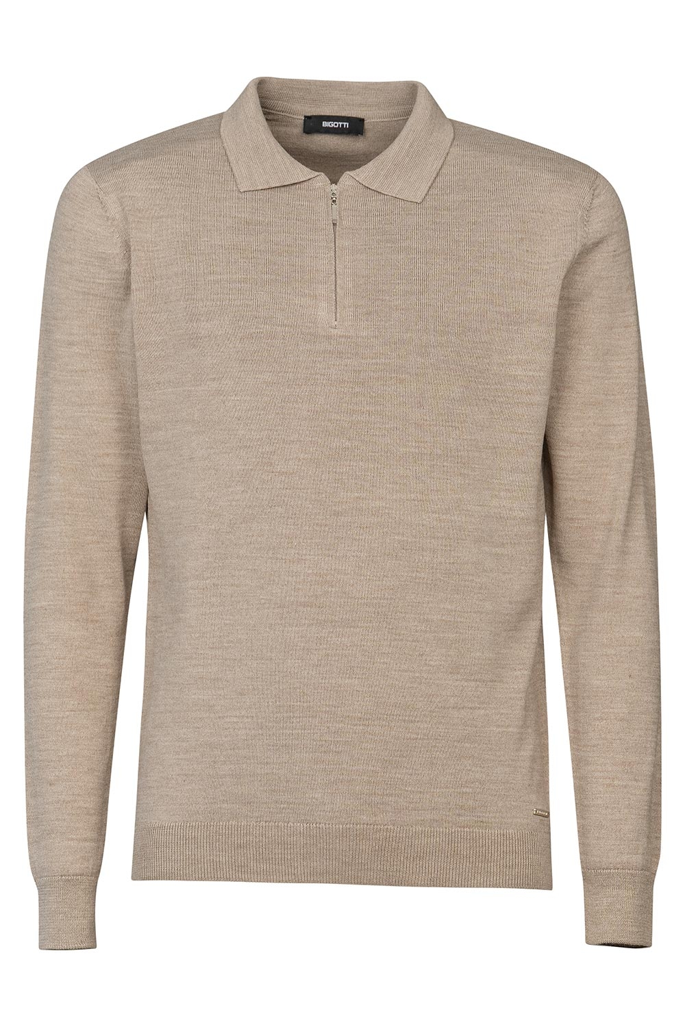 Slim body beige sweater 0