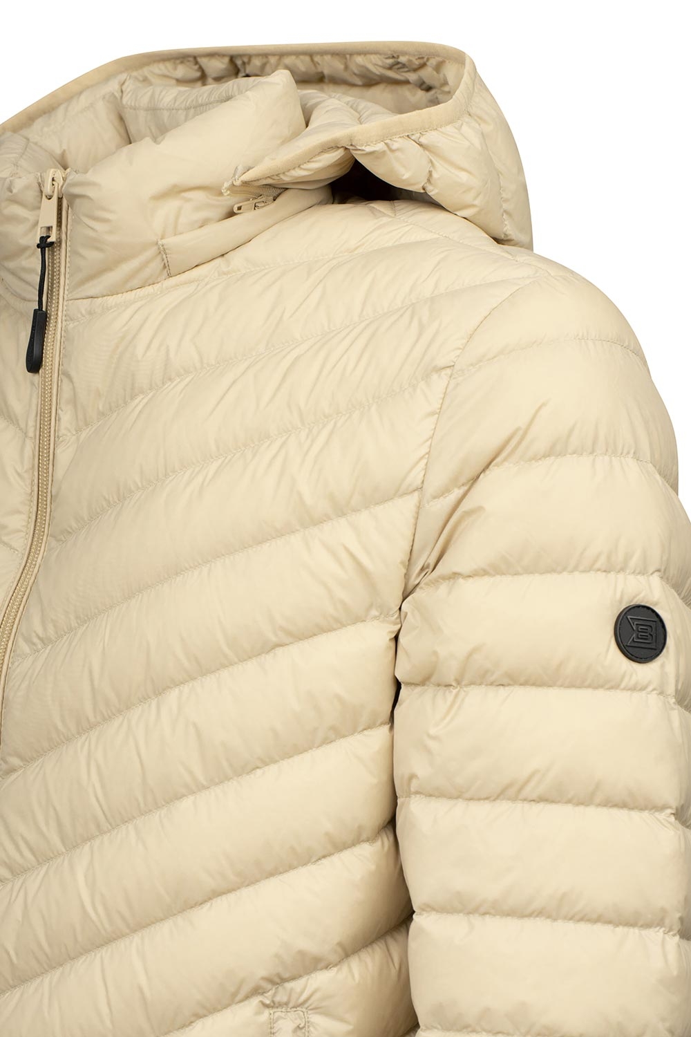 Beige plain jacket 1