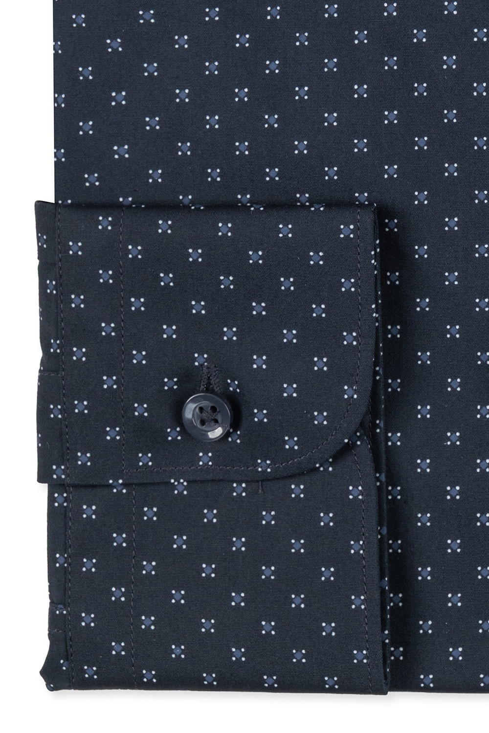 Camasa slim bleumarin print floral 2