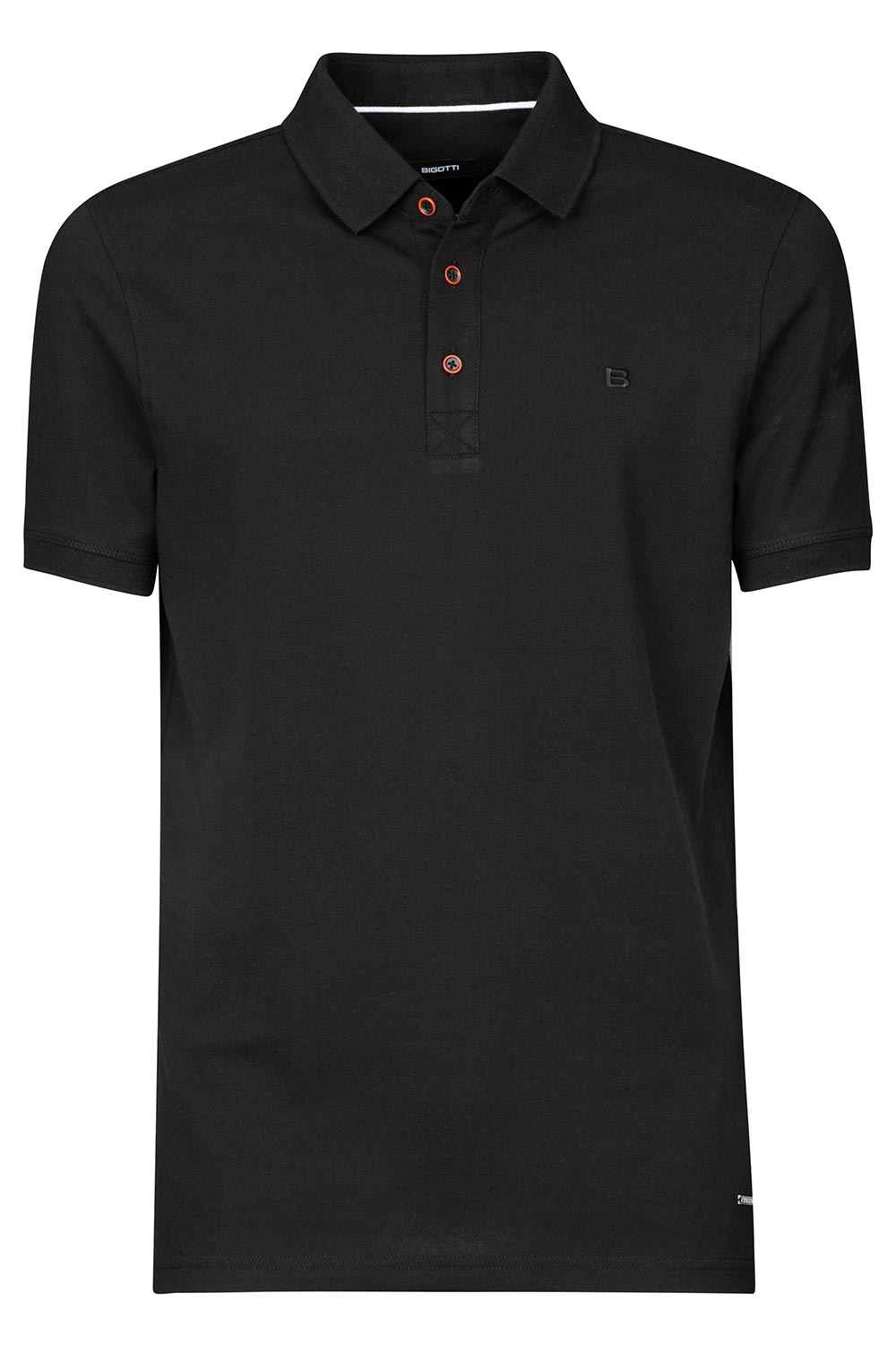 Tricou polo regular negru uni 0