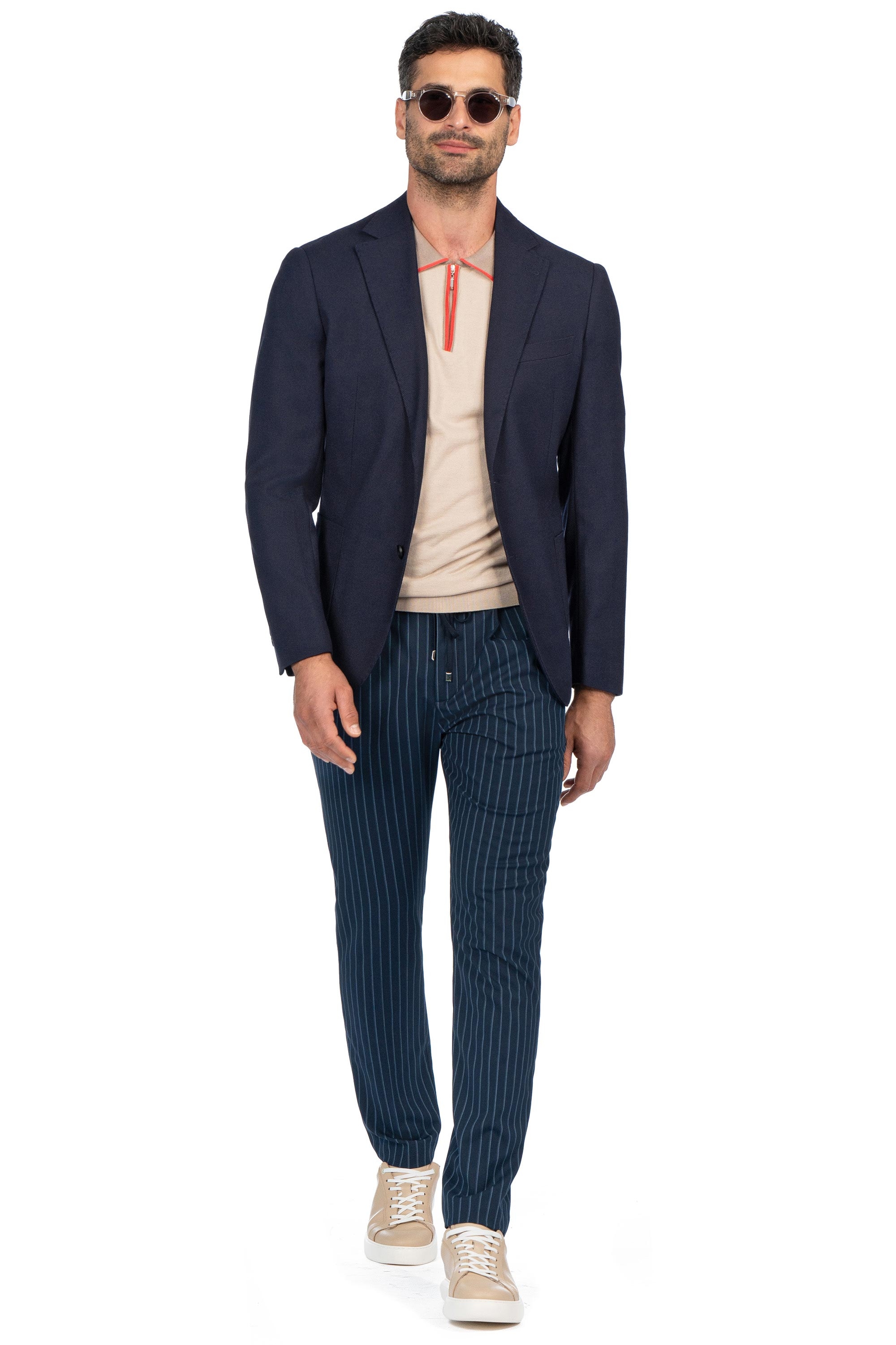 Sacou bleumarin uni 4
