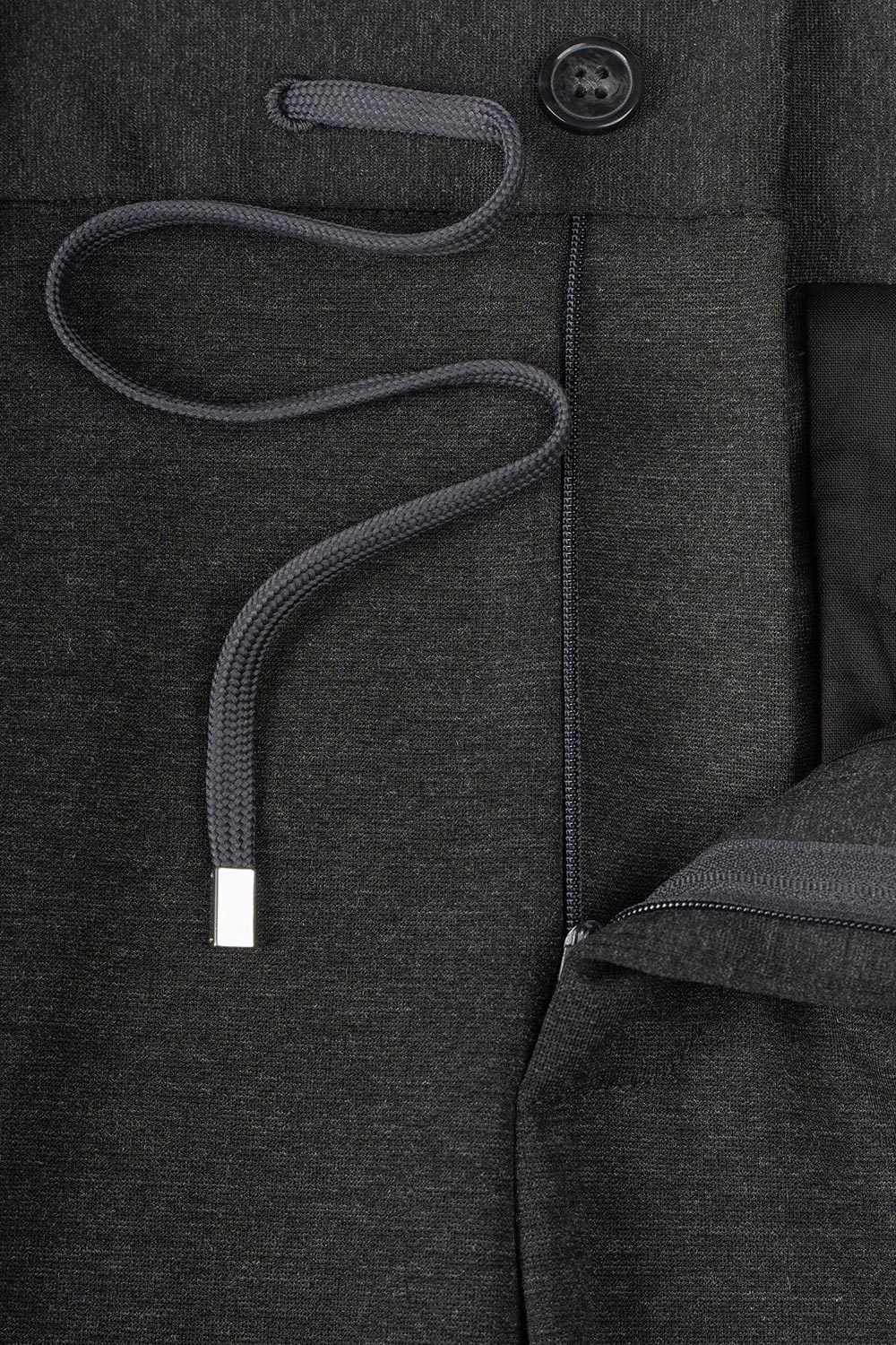 Pantaloni slim gri uni 1
