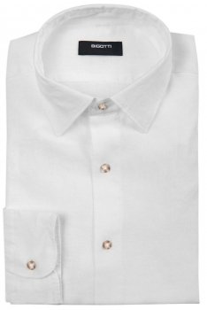 Superslim white plain shirt