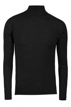 Slim body black sweater