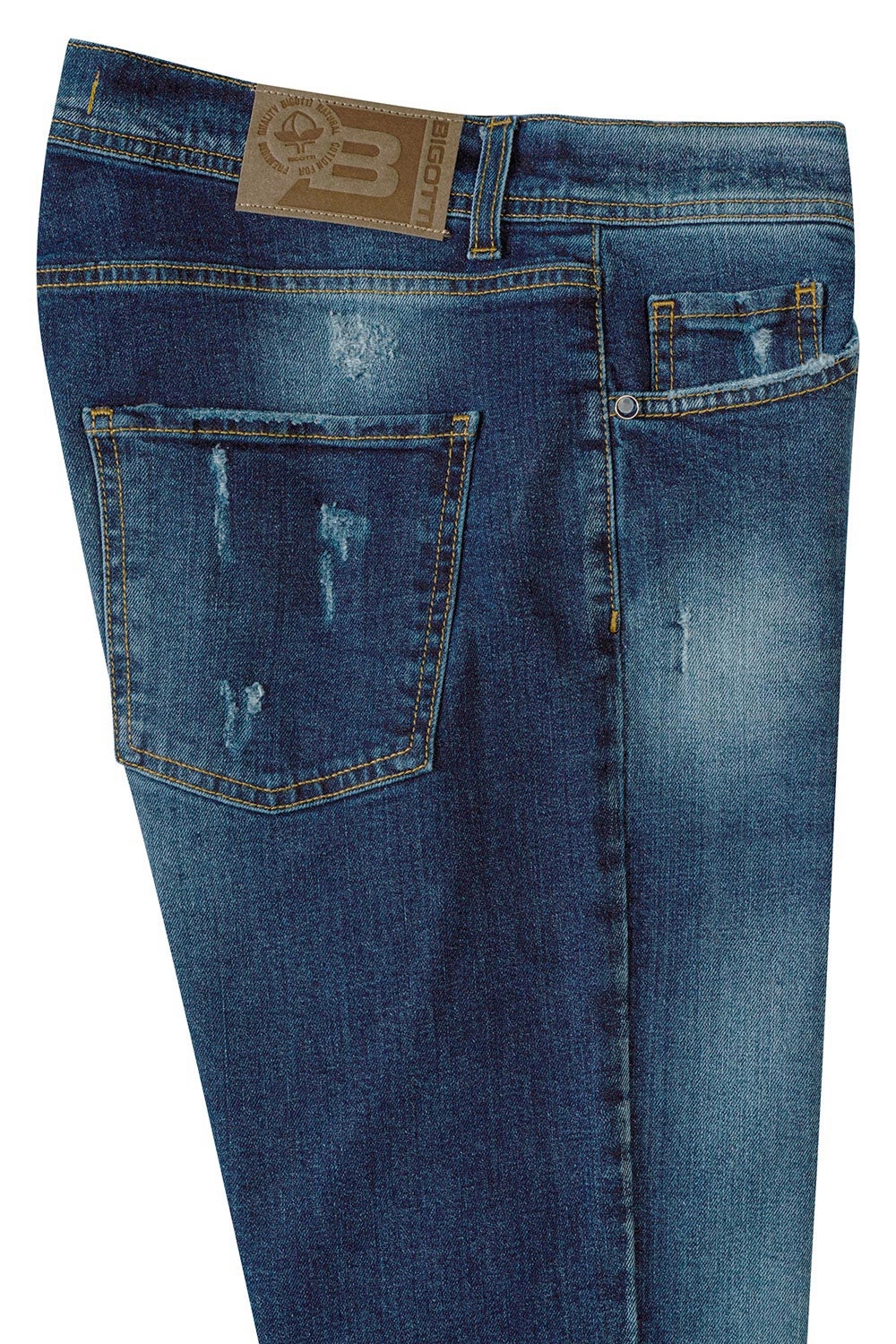 Blugi slim albastri 1