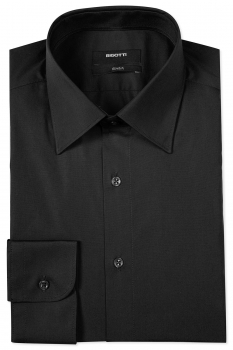 Camasa slim negru uni